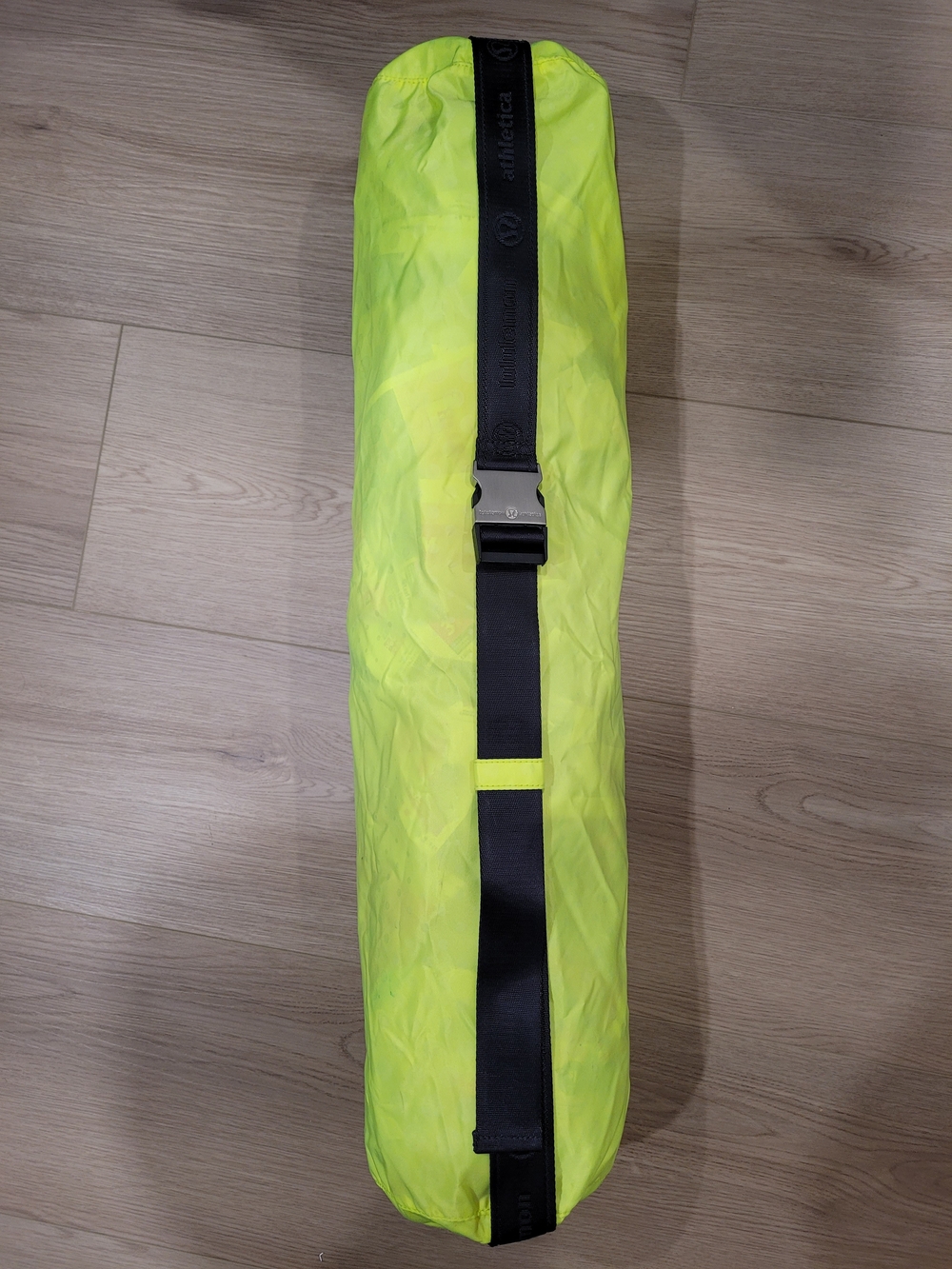 Lululemon Neon Yellow Yoga Matt Bag